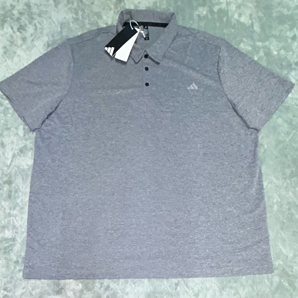 Adidas Performance Golf Short Sleeve Polo Shirt Men’s Size 2xL Gray